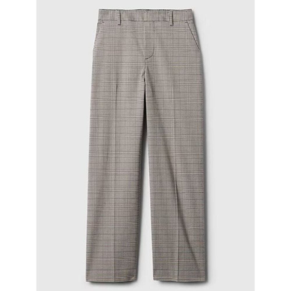 Gap Recycled Easy Plaid Wide-Leg Trousers, Size 18 | NWT